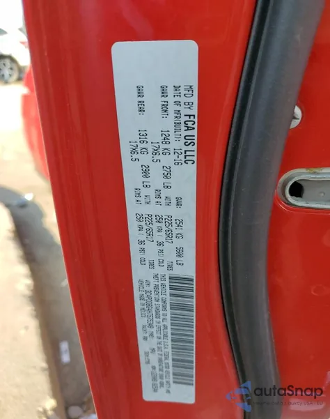 2017 Dodge Journey Sxt from USA, damaged, VIN 3C4PDDBG4HT575348